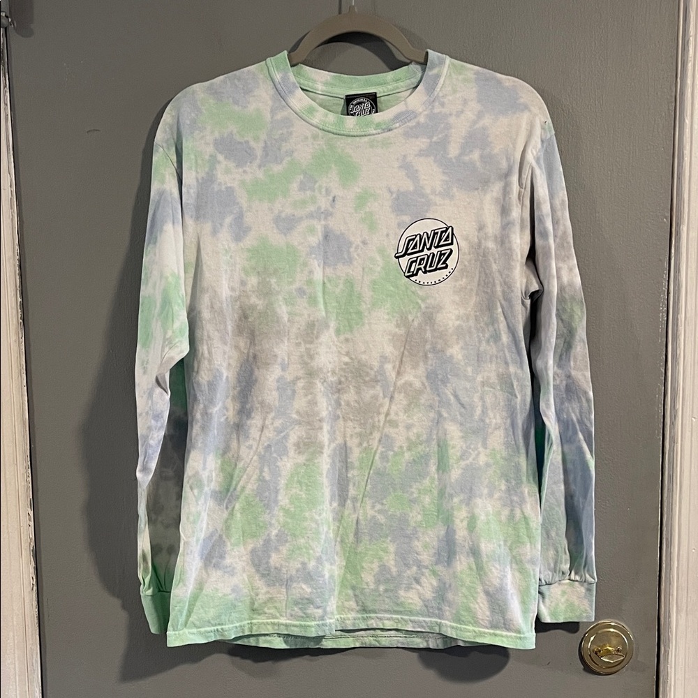 Santa Cruz Mint Green Skate Tee Size M